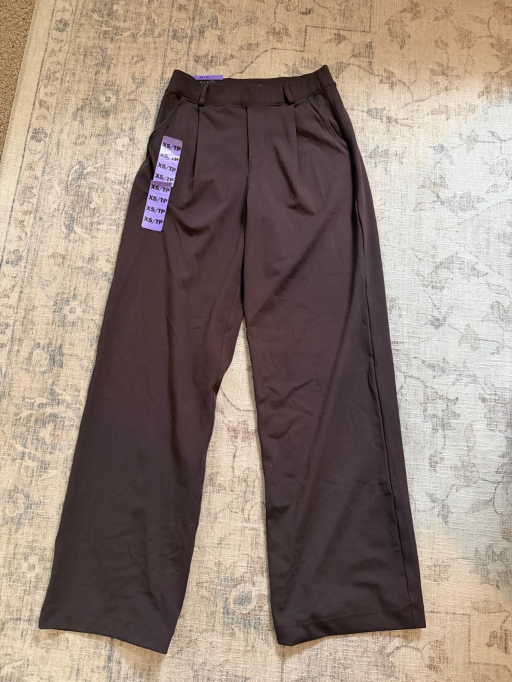Reflex Dark Brown Wide Leg Pants